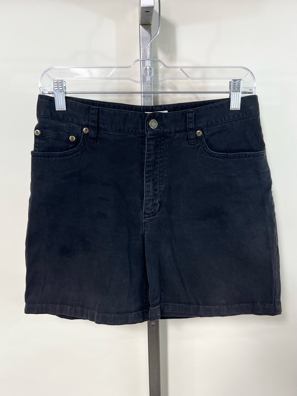 Jones Sport Vintage 90’s Black Denim High Rise Jean Shorts Size 4